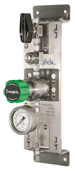 Figure 5. The final critical component is the point-of-use system, which provides technicians the ability to adjust pressure as needed before using it for its intended purpose. Figure 5. The final critical component is the point-of-use system, which provides technicians the ability to adjust pressure as needed before using it for its intended purpose.