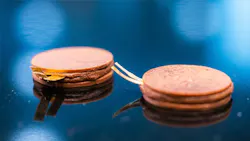 Edible dark chocolate batteries Edible dark chocolate batteries