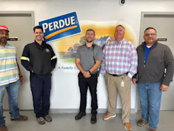 Figure 4b. Perdue Concord M&R Leadership Team: Donnell Eaton, Freeman York, Charlie Hogan, Joseph Johnson, and Gilberto Carrera Figure 4b. Perdue Concord M&R Leadership Team: Donnell Eaton, Freeman York, Charlie Hogan, Joseph Johnson, and Gilberto Carrera