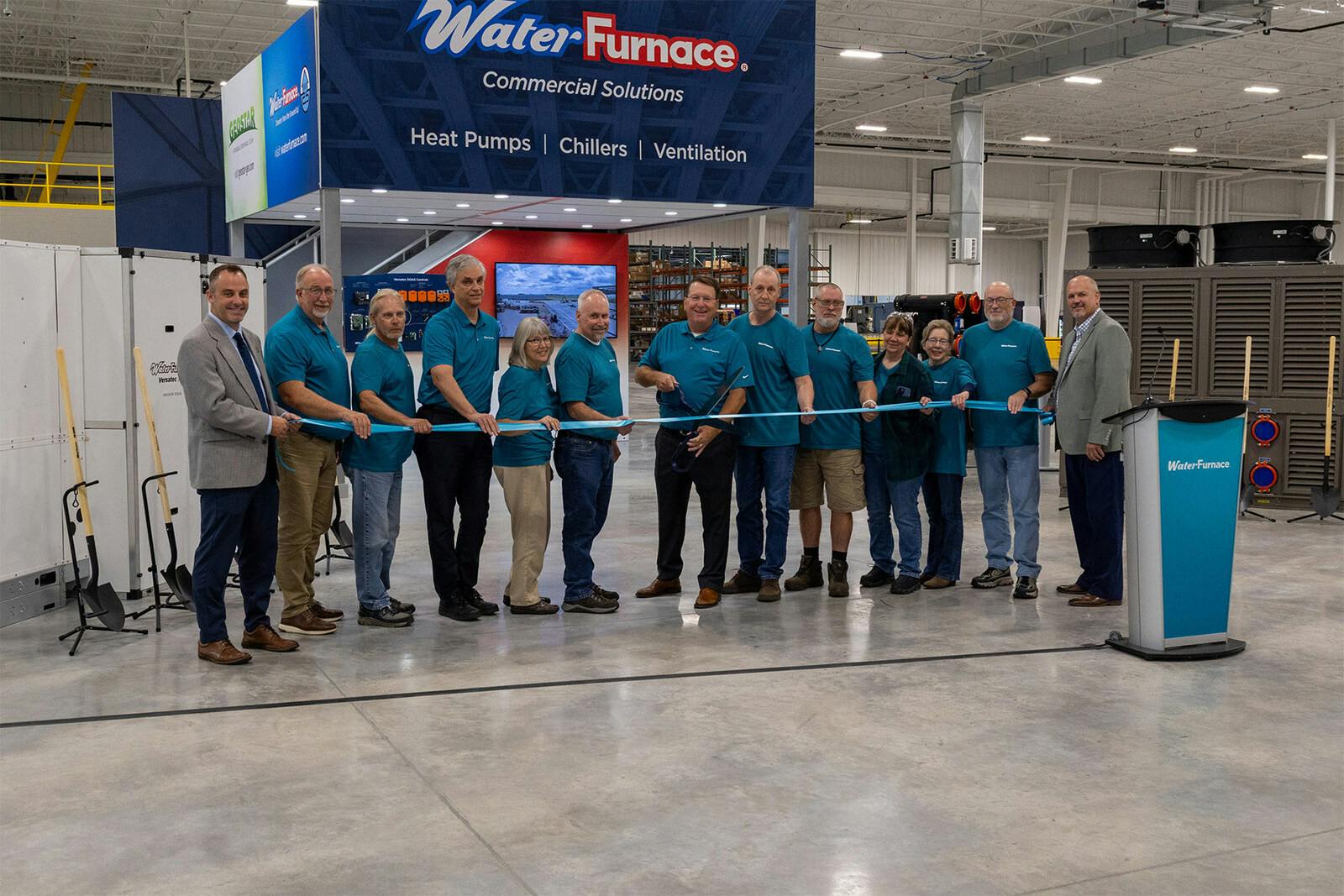 68daf60c37dd7fd0c319b9da Waterfurnace Grand Opening Ribbon Cutting Before