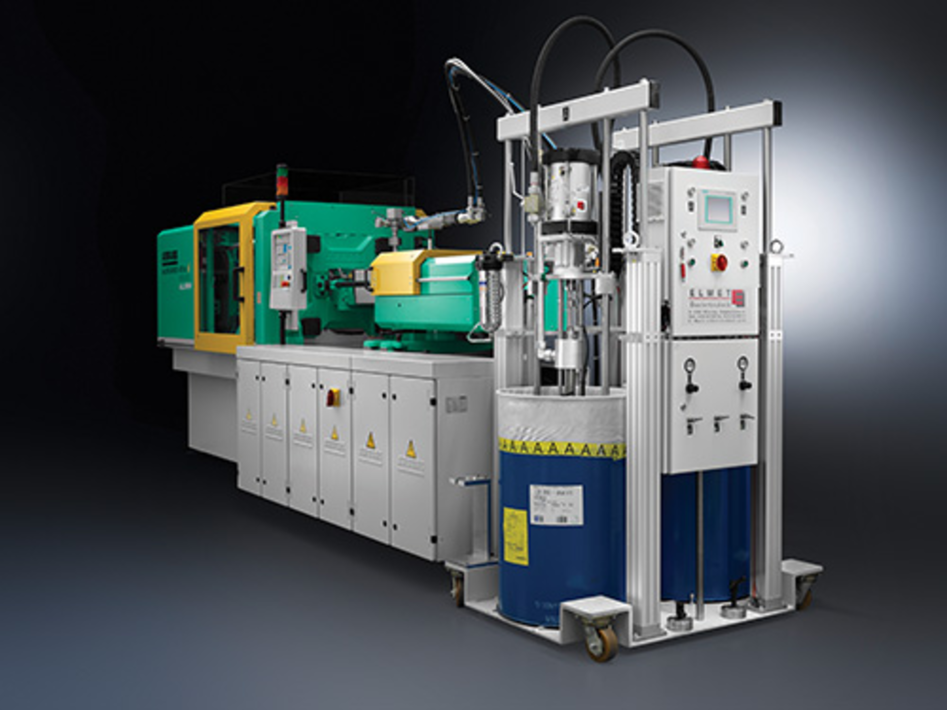 An Arburg LSR injection molding machine.
