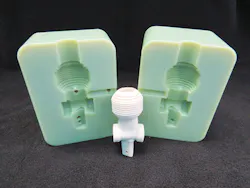 A mold created by Diversified Plastics using the additive manufacturing process A mold created by Diversified Plastics using the additive manufacturing process