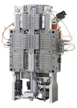SCPS with finished part transfer on top SCPS with finished part transfer on top