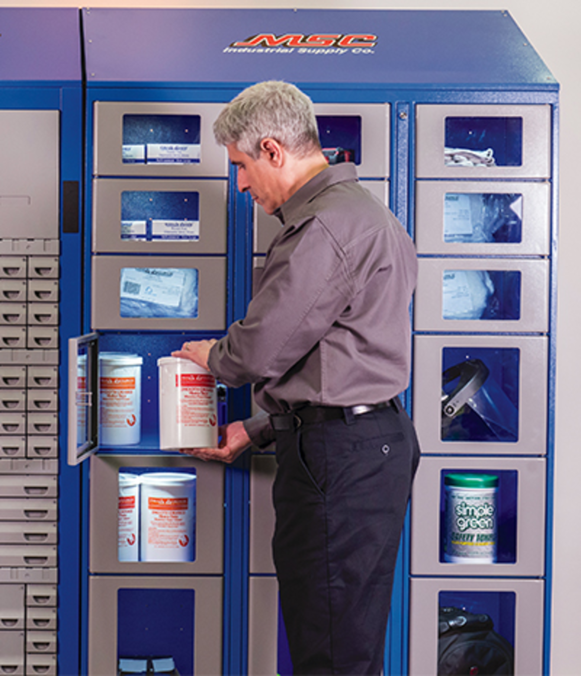 MSC Industrial Supply, which offers four vending solutions, tailors its offerings to fit companies' needs.