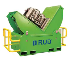 The Tecdos Tool Mover can be used to tilt and turn tooling weighing up to about 77 tons. The Tecdos Tool Mover can be used to tilt and turn tooling weighing up to about 77 tons.