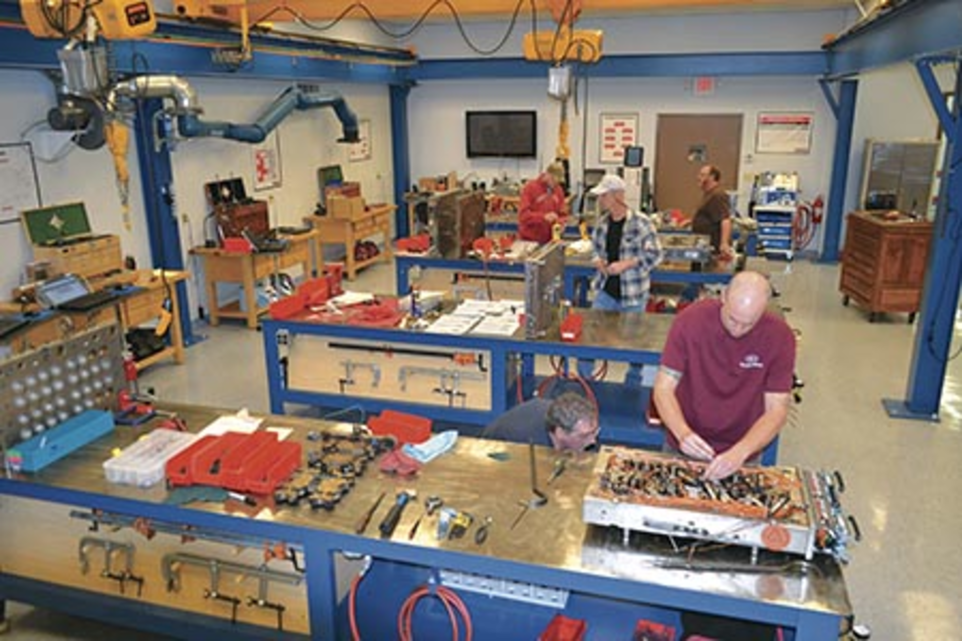 Bench placement and height are a few of the factors to consider in toolroom design.