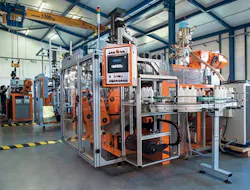 A GM series extrusion blow molding system from GDK A GM series extrusion blow molding system from GDK