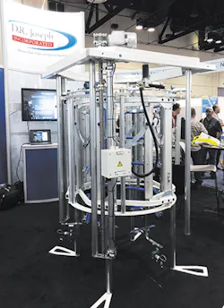 D.R. Joseph's innovative radial sizing cage system has a reduced footprint and provides more precise diameter adjustments./PMM D.R. Joseph's innovative radial sizing cage system has a reduced footprint and provides more precise diameter adjustments./PMM