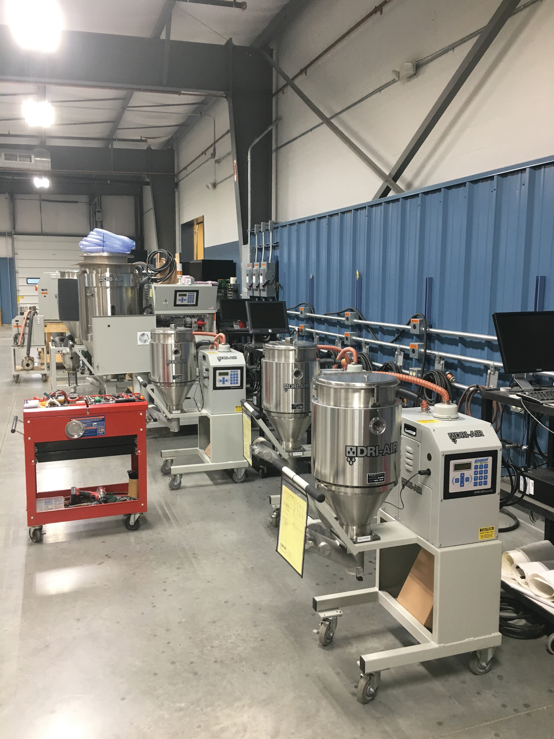 Dri-Air&rsquo;s expanded East Windsor, Conn., headquarters will provide the company with additional space to stock hoppers and components.