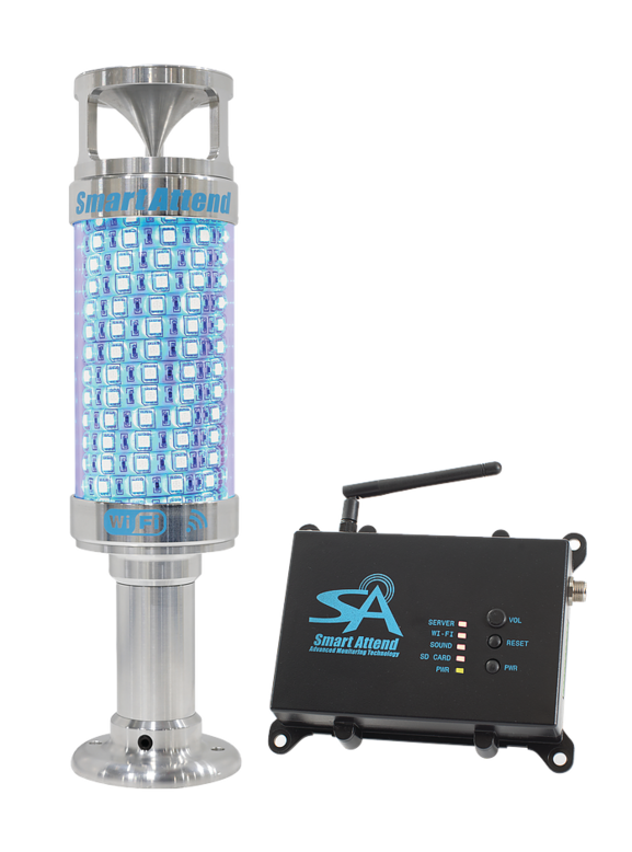 Smart Attend Pro software records critical machine data and presents it in real-time dashboard displays.