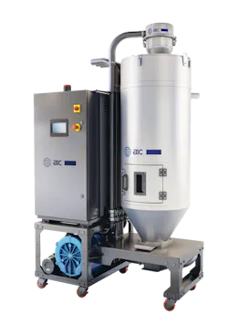 The NGX-100 single-blower, twin-tower desiccant dryer from AEC maintains a dew point of minus 40 degrees Fahrenheit or lower at all times. The NGX-100 single-blower, twin-tower desiccant dryer from AEC maintains a dew point of minus 40 degrees Fahrenheit or lower at all times.