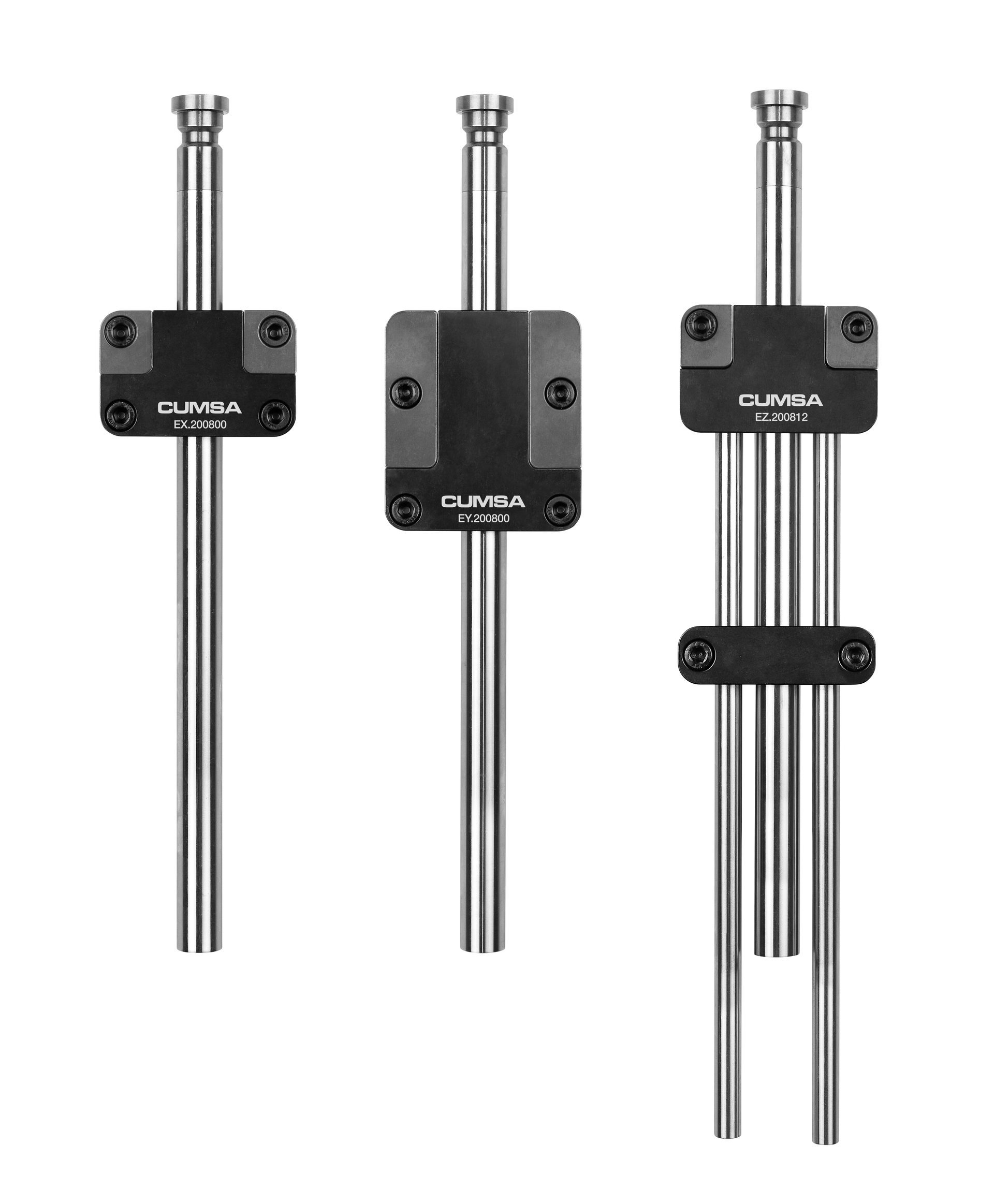 The EX, EY and EZ external double ejection systems from Cumsa can be adapted to the user's needs.