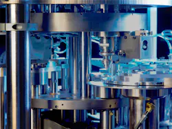 The MMC-HSSBF slits and folds caps and checks them for quality. The MMC-HSSBF slits and folds caps and checks them for quality.