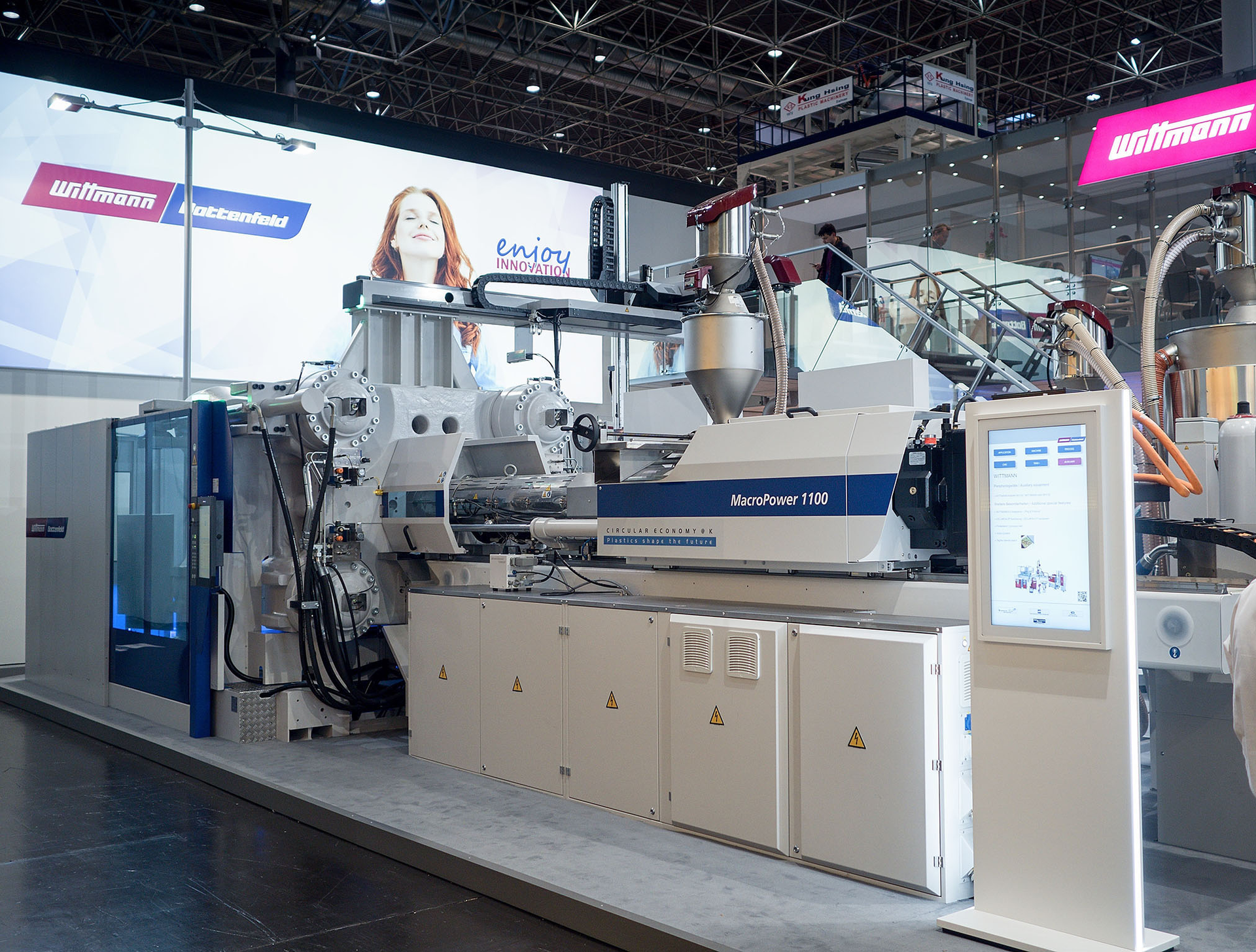 Wittman Battenfeld's MacroPower presses now include servomotor-driven adjustable delivery pumps as standard.