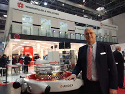 Bob Cree is president of Addex, which has licensed its Intensive Cooling technology to Windmöller & Hölscher. Bob Cree is president of Addex, which has licensed its Intensive Cooling technology to Windmöller & Hölscher.
