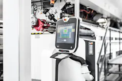 With the Die Control Wizard from Windmöller & Hölscher, an operator simply enters new film parameters into a controller, and die adjustment occurs automatically. With the Die Control Wizard from Windmöller & Hölscher, an operator simply enters new film parameters into a controller, and die adjustment occurs automatically.