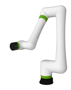 Fanuc's new CRX series of cobots have a 22-pound payload. Fanuc's new CRX series of cobots have a 22-pound payload.