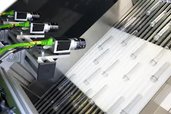 Intravis' new PreMon and PreMon Plus preform-inspection systems can detect a variety of defects, including problems with part color, part shape and part orientation. Intravis' new PreMon and PreMon Plus preform-inspection systems can detect a variety of defects, including problems with part color, part shape and part orientation.