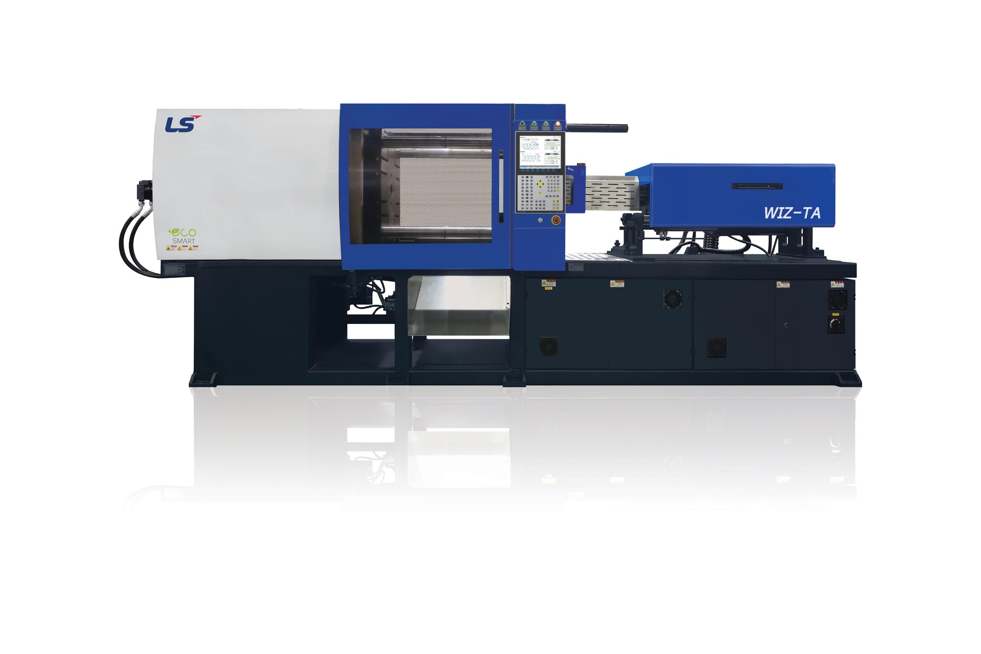 The machines in LS Mtron's new WIZ-TA series of servo-have clamping forces ranging from 55 to 420 tons.