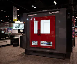 Cincinnati Inc's Medium Area Additive Manufacturing printer is designed to print large parts. Cincinnati Inc's Medium Area Additive Manufacturing printer is designed to print large parts.