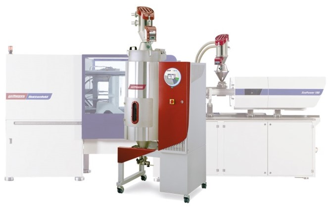 Wittmann Battenfeld's Aton plus dryer features the energy-saving EcoMode.