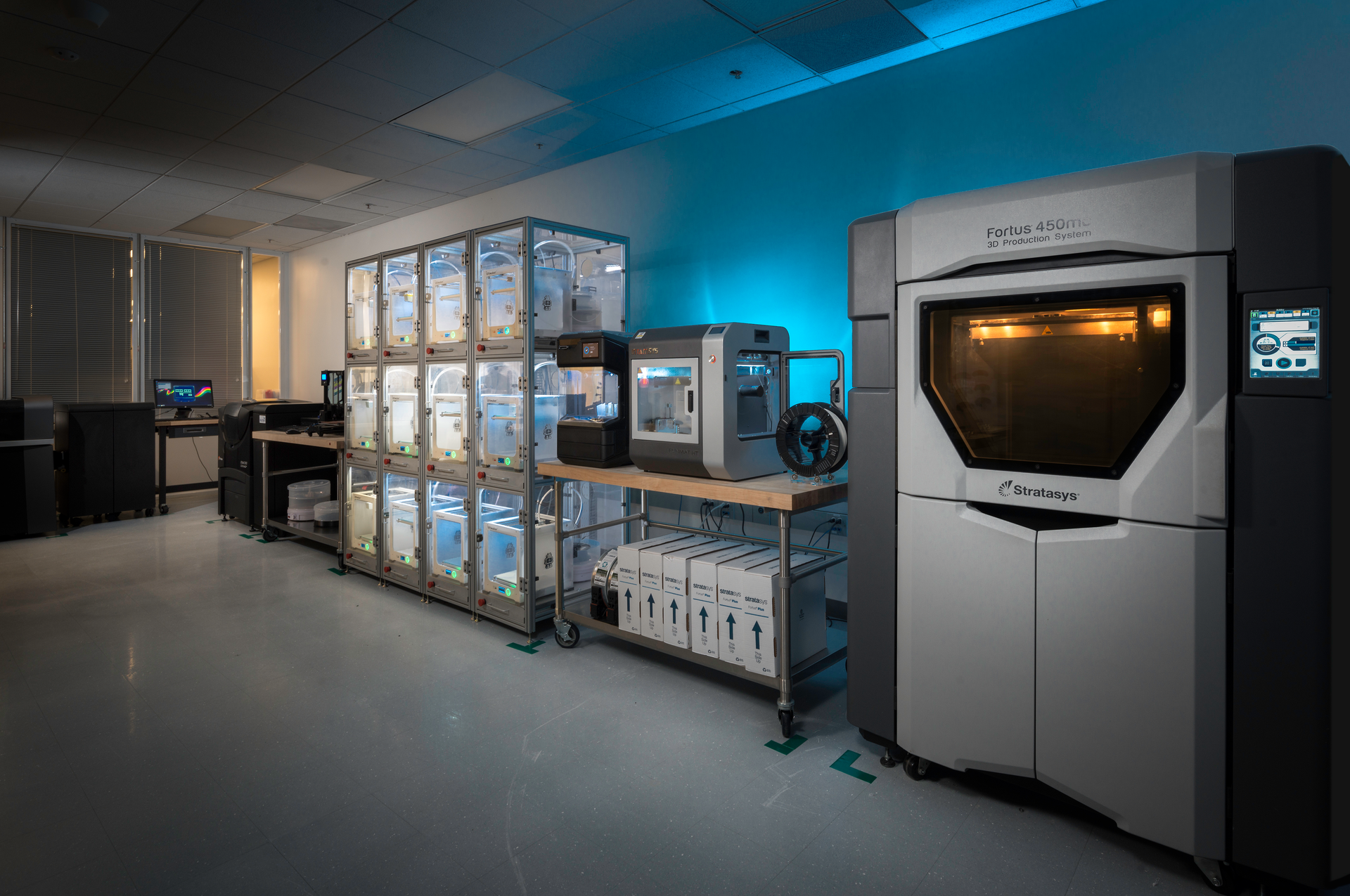 Jabil provides 3-D printing services for R&D; prototyping; production of jigs, fixtures and tooling; bridge production; serial production; and parts repair.