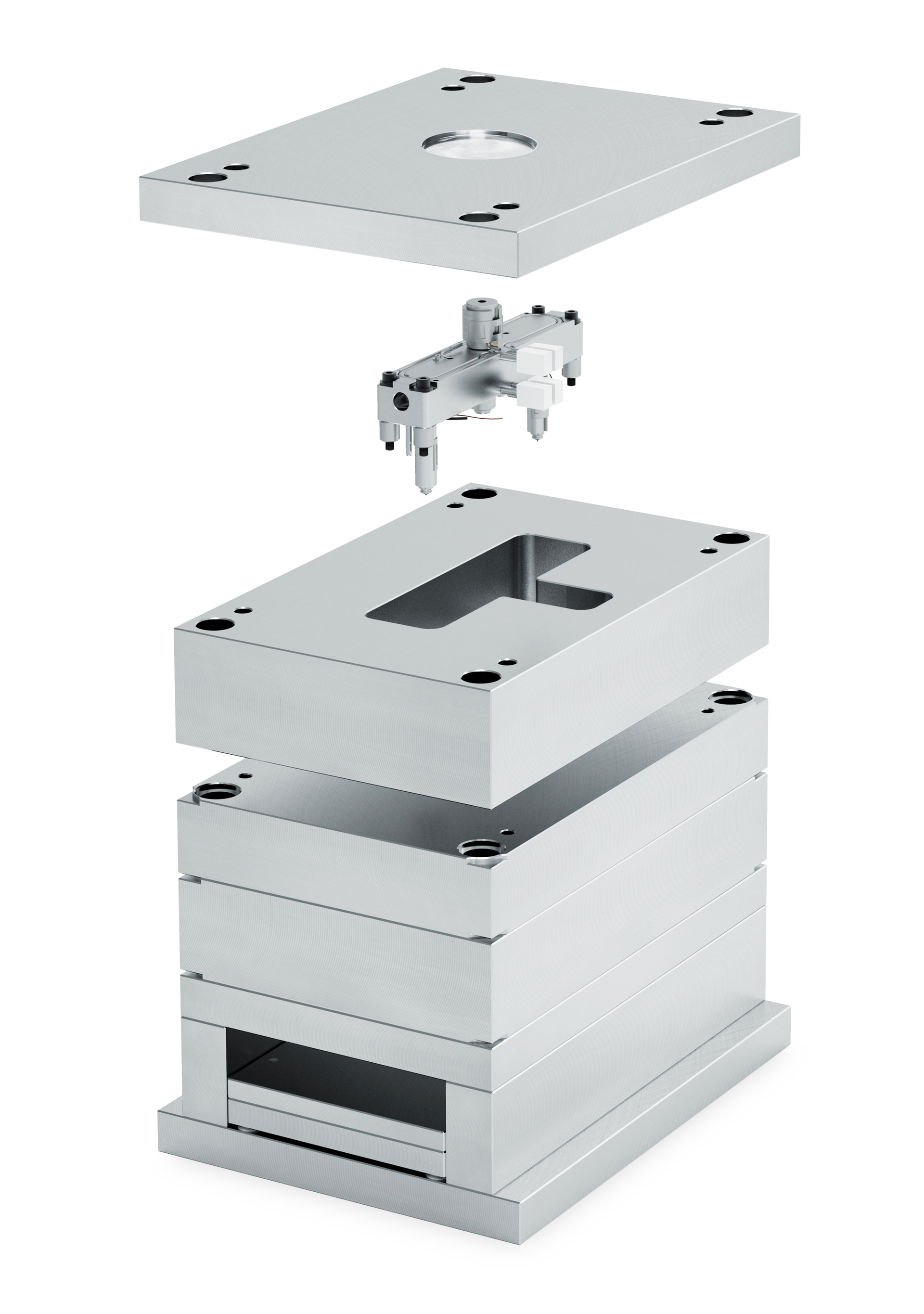 Meusburger has expanded the range of nozzle diameters available with its FH hot runners and mold bases, which can handle all common plastics.