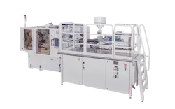 This integrated injection molding machine is similar to one Husky plans to introduce later this year for the production of blood collection tubes. This integrated injection molding machine is similar to one Husky plans to introduce later this year for the production of blood collection tubes.
