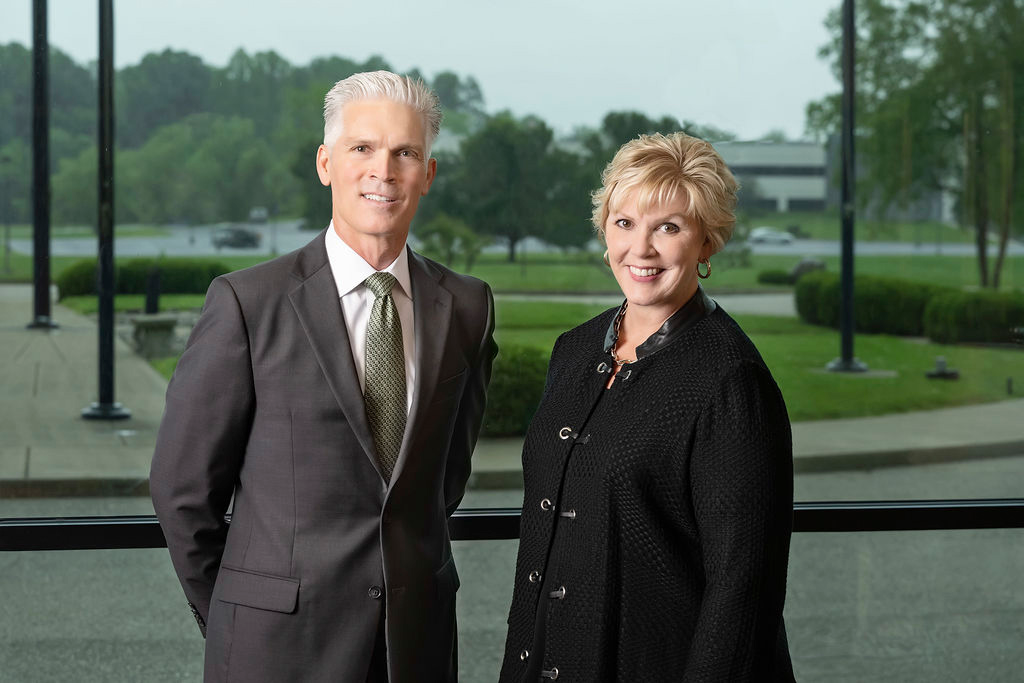 Kimberly Ryan, right, will succeed Joe Raver, left, as CEO of Hillenbrand Inc. when he retires on Jan. 1, 2022.