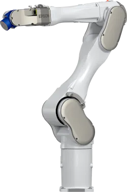 The new C12XL robot is the company’s largest six-axis robot to date, with a reach of 4.6 feet and a payload of 26.5 pounds. The new C12XL robot is the company’s largest six-axis robot to date, with a reach of 4.6 feet and a payload of 26.5 pounds.