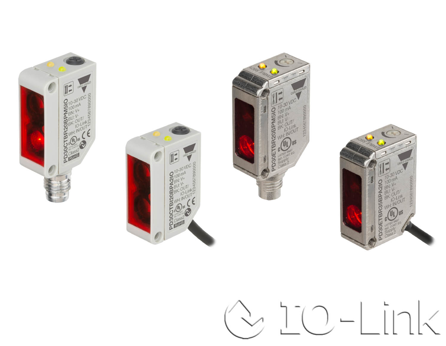 PD30 IO-Link Series photoelectric sensors