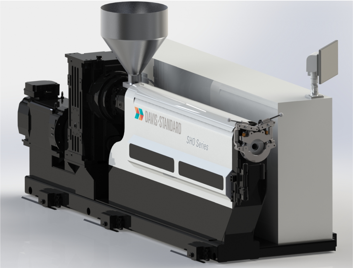 Davis-Standard&rsquo;s new SHO extruder is especially suited for high-viscosity HDPE applications, such as pipe extrusion, where lower melt temperatures and energy efficiency are key.