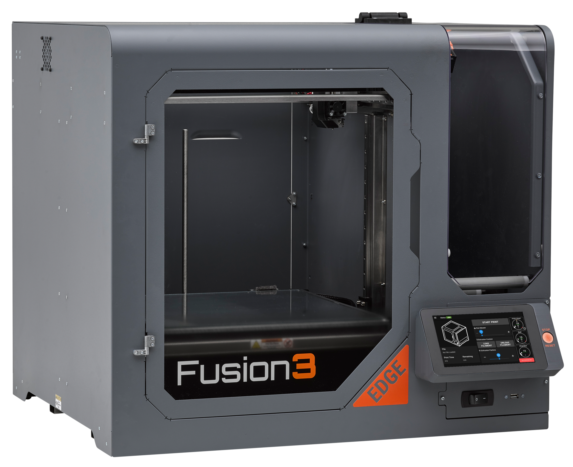 Fustion3's Edge offers faster standard print speeds and improved print quality than its predecessors.