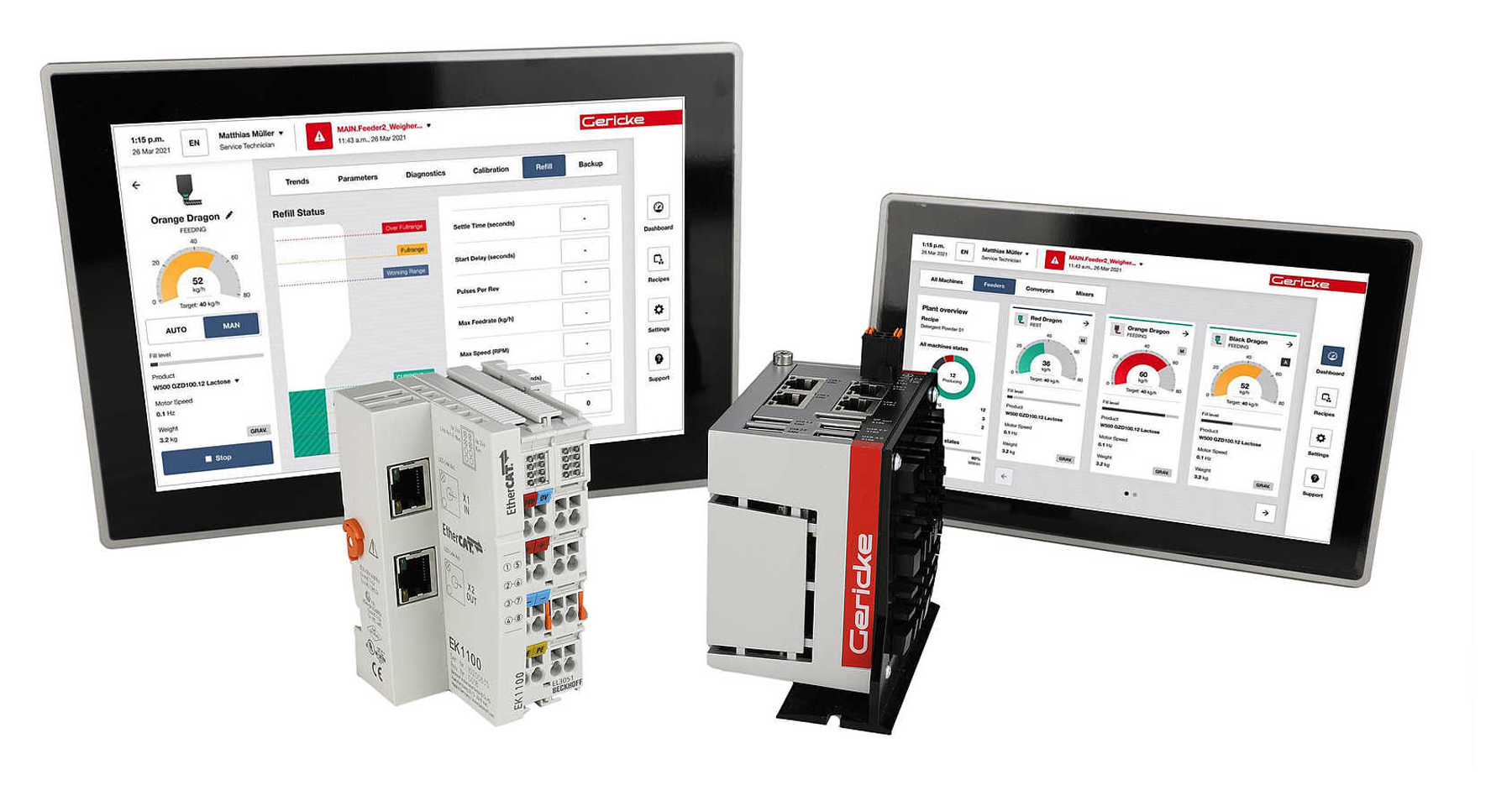 The universal control automatically delivers precise control and supports Internet of Things functionality, big data acquisition and analysis.