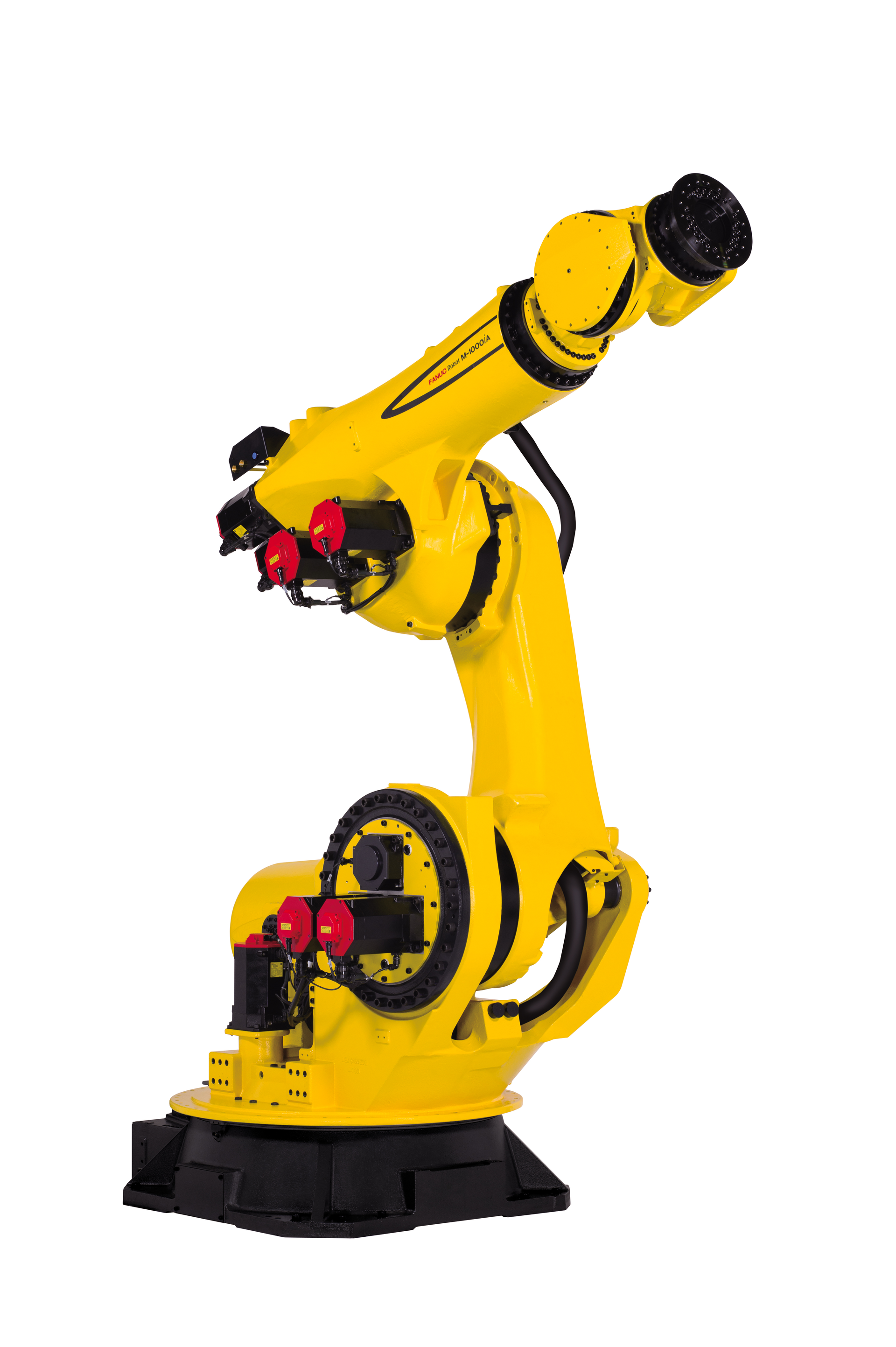 Fanuc&rsquo;s M-1000iA fully articulated industrial robot has a 2,205-pound payload capacity, a 10.7-foot horizontal reach and a 14.1-foot vertical reach.