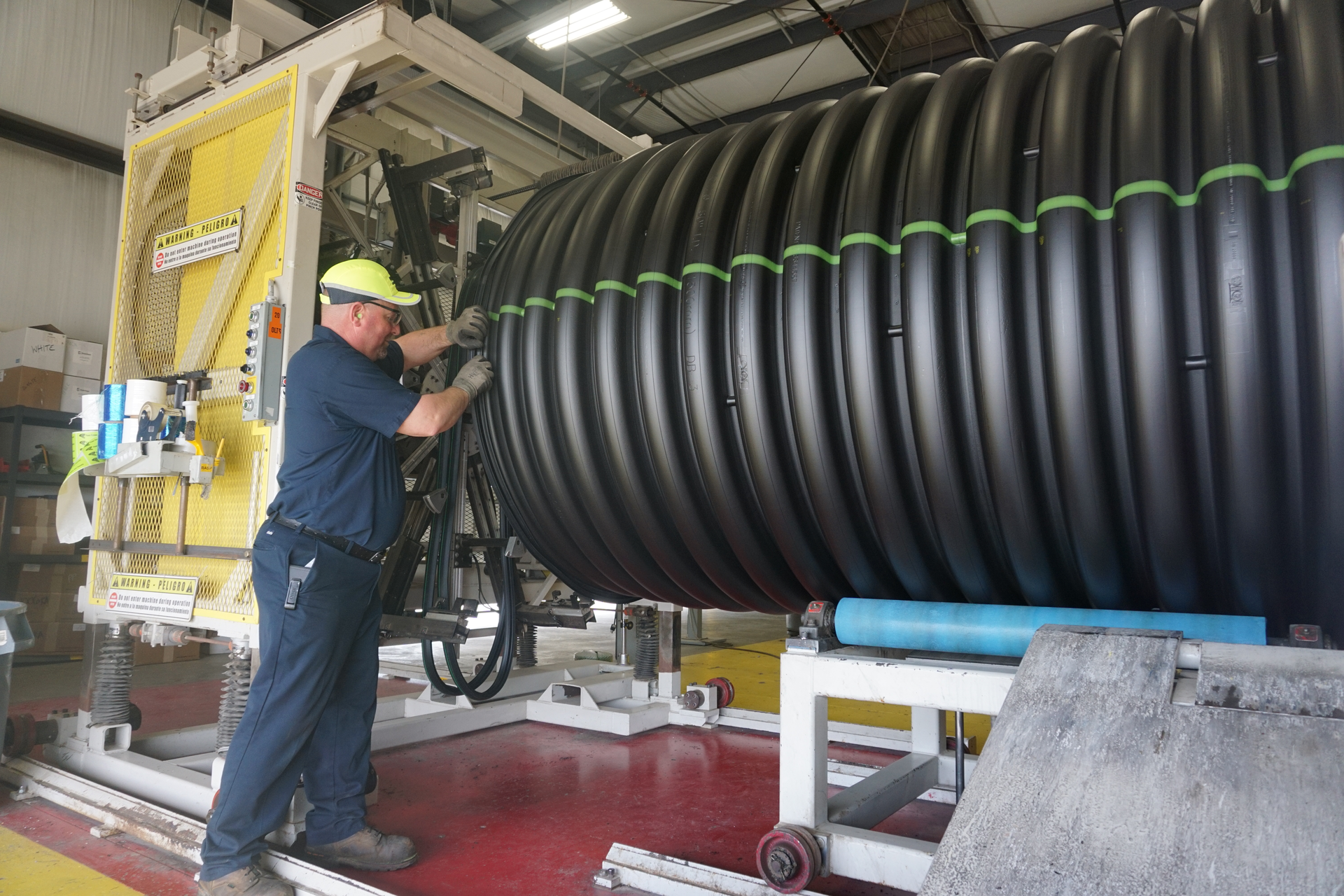 Advanced Drainage Systems (ADS) makes water-management products, including pipe and stormwater-collection and storage products as well as on-site septic system products. It has set ambitious goals for use of recycled content.