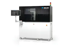 The M3-D08 micromolding machine has one hopper, one dryer, one plasticating barrel, two injection plungers and eight valve-gated hot-runner nozzles. The M3-D08 micromolding machine has one hopper, one dryer, one plasticating barrel, two injection plungers and eight valve-gated hot-runner nozzles.