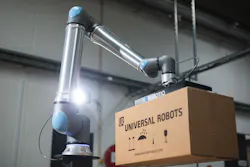 Universal Robots' new UR20 cobot can lift 44 pounds. Universal Robots' new UR20 cobot can lift 44 pounds.