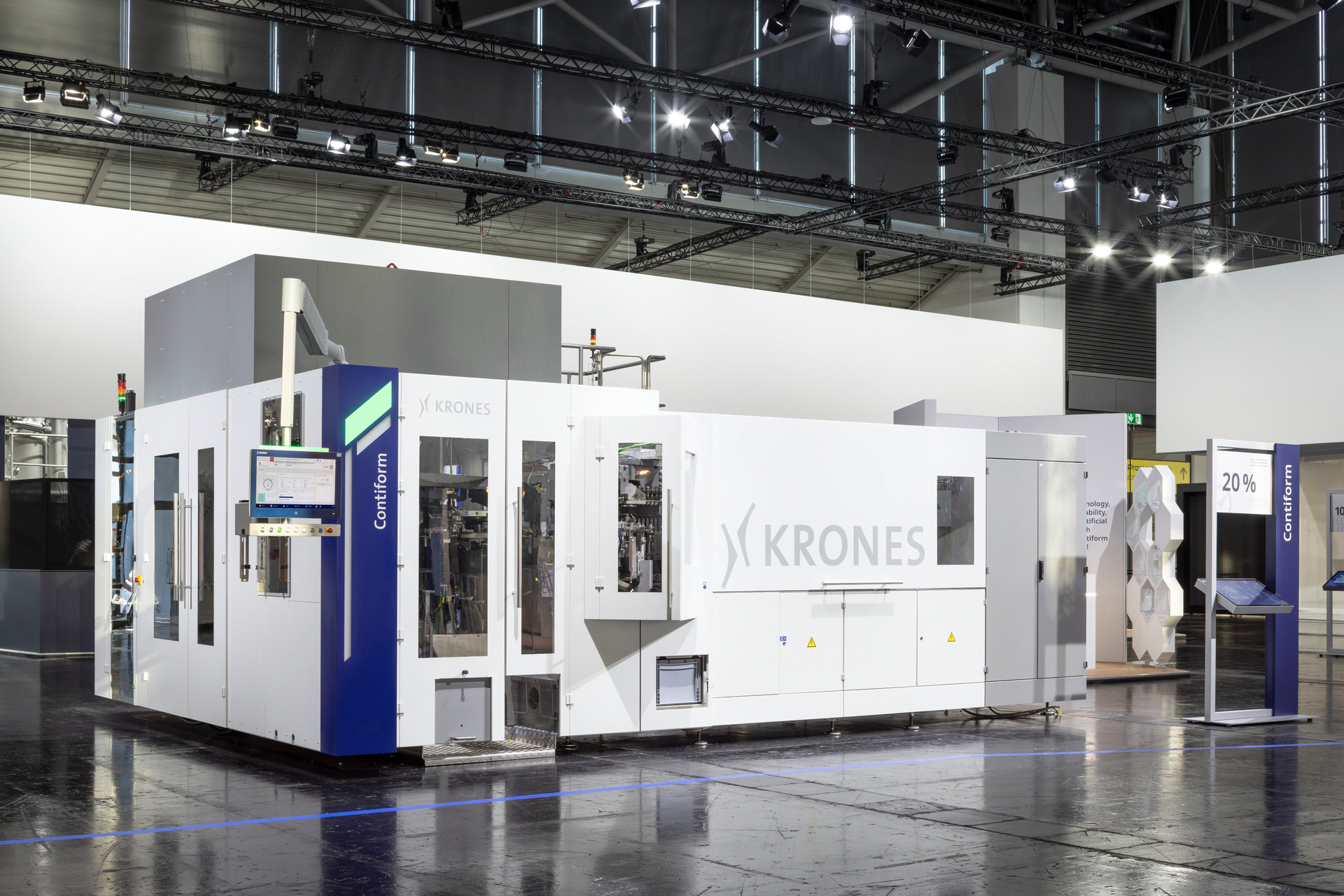The fourth-generation Krones Contiform blow molding machine offers a number of improvements.