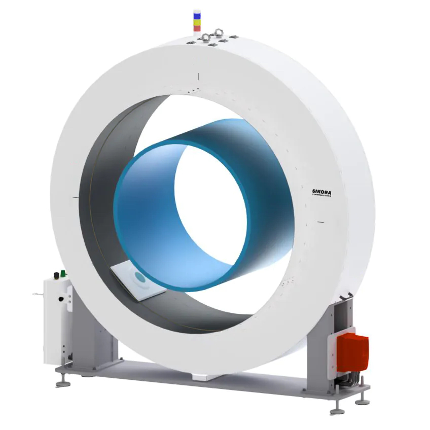Sikora's Centerwave 6000/1200 measures pipes with precision.