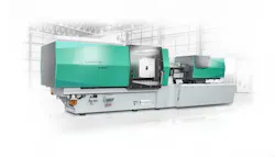 At the K Show, Arburg used its new 1300 injection unit on an Allrounder 720 A press to produce cups. At the K Show, Arburg used its new 1300 injection unit on an Allrounder 720 A press to produce cups.