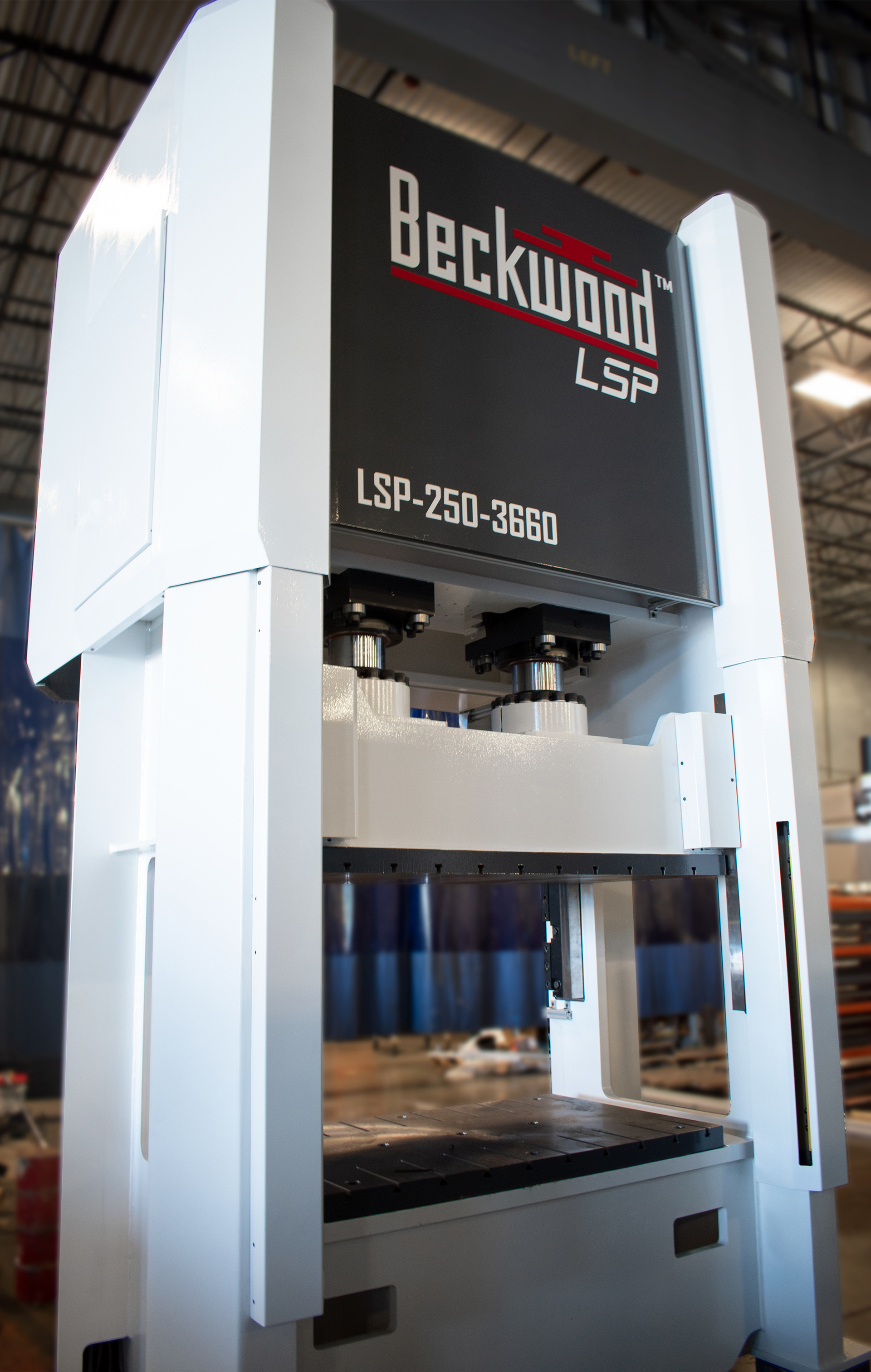 The Beckwood LSP line of compression molding machines are designed with fewer parts than most.