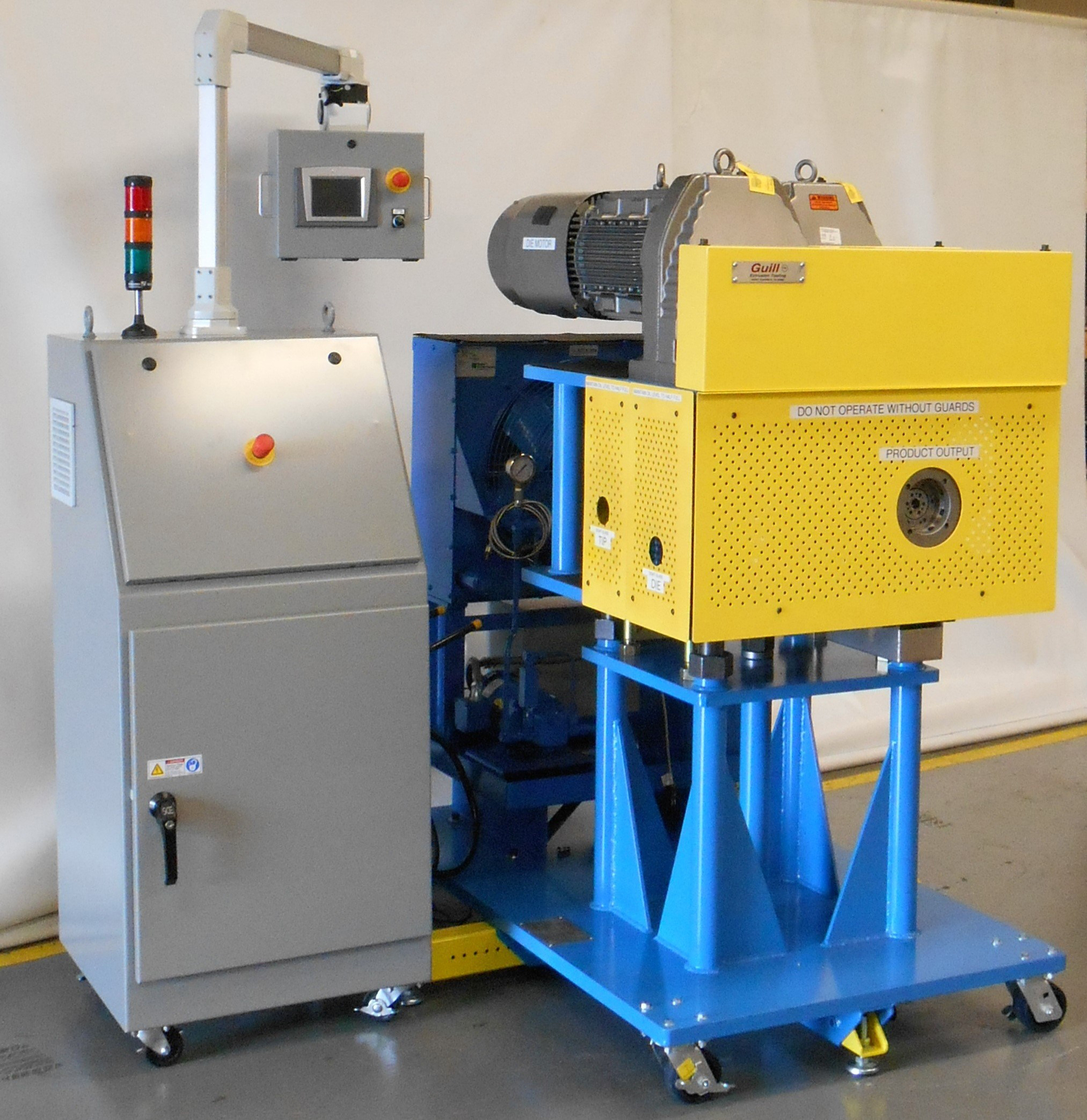 Guill's rotary heads produce strong walls using less resin.