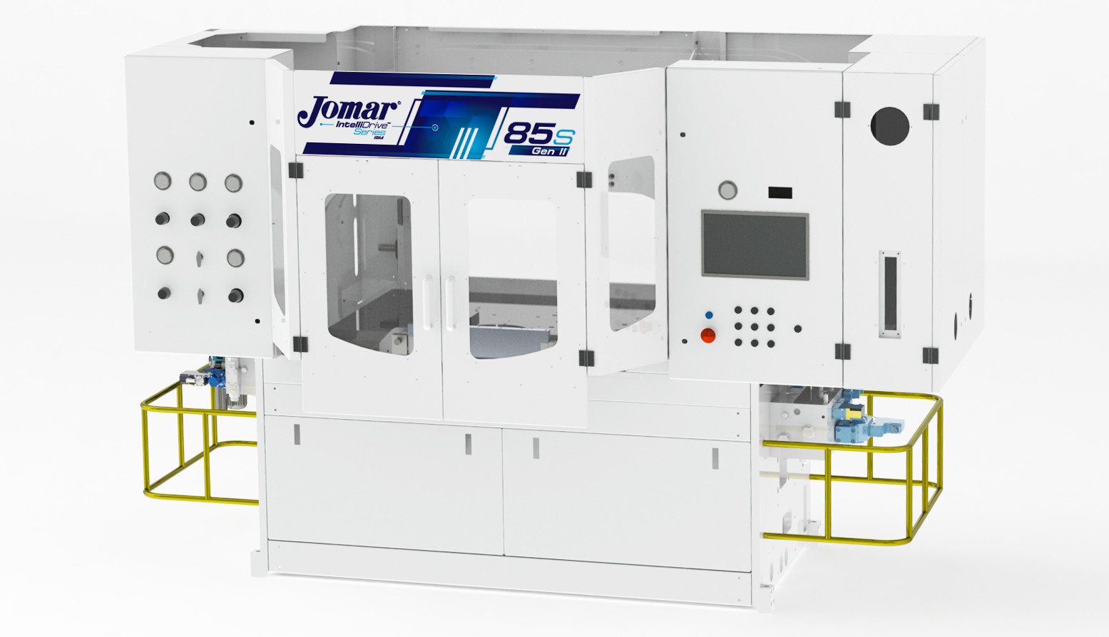 Jomar's 85-S Gen II injection blow molding machine features numerous upgrades.