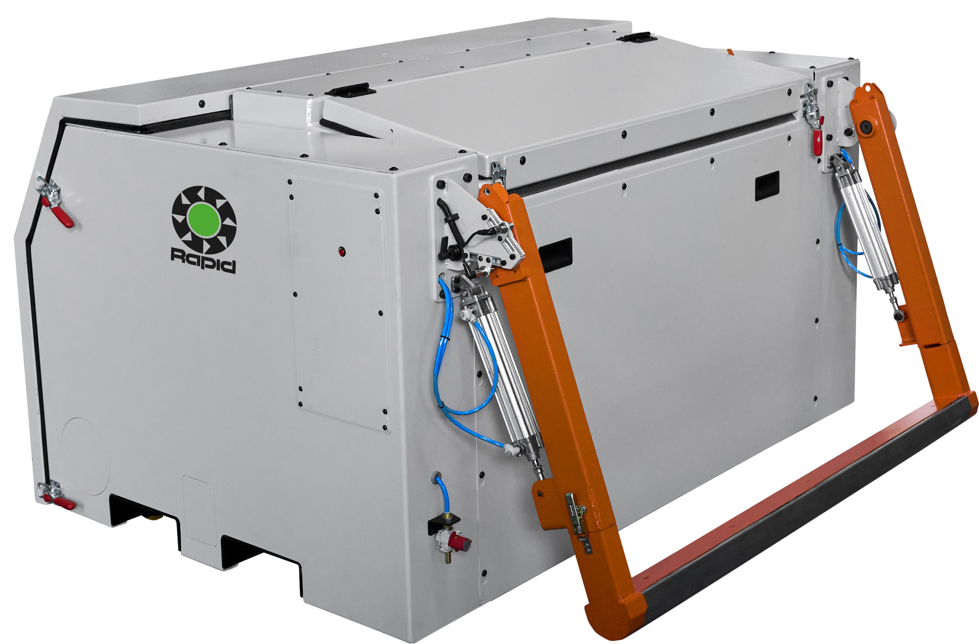 Rapid Granulator's GT line chops skeletal thermoforming waste.