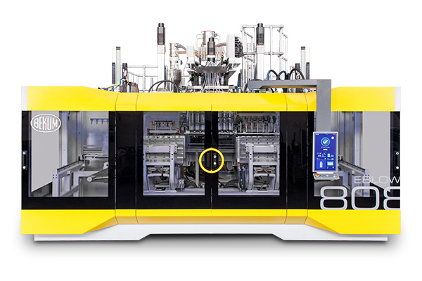 Bekum's new all-electric 8-series extrusion blow molding machines are ideal for manufacturing packages and canisters designed to hold as much as 12 liters.