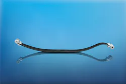 Developed for a couple General Motors trucks, this all-composite leaf spring from Mubea weighs less than comparable parts made from metal, and performs better and lasts longer. Developed for a couple General Motors trucks, this all-composite leaf spring from Mubea weighs less than comparable parts made from metal, and performs better and lasts longer.