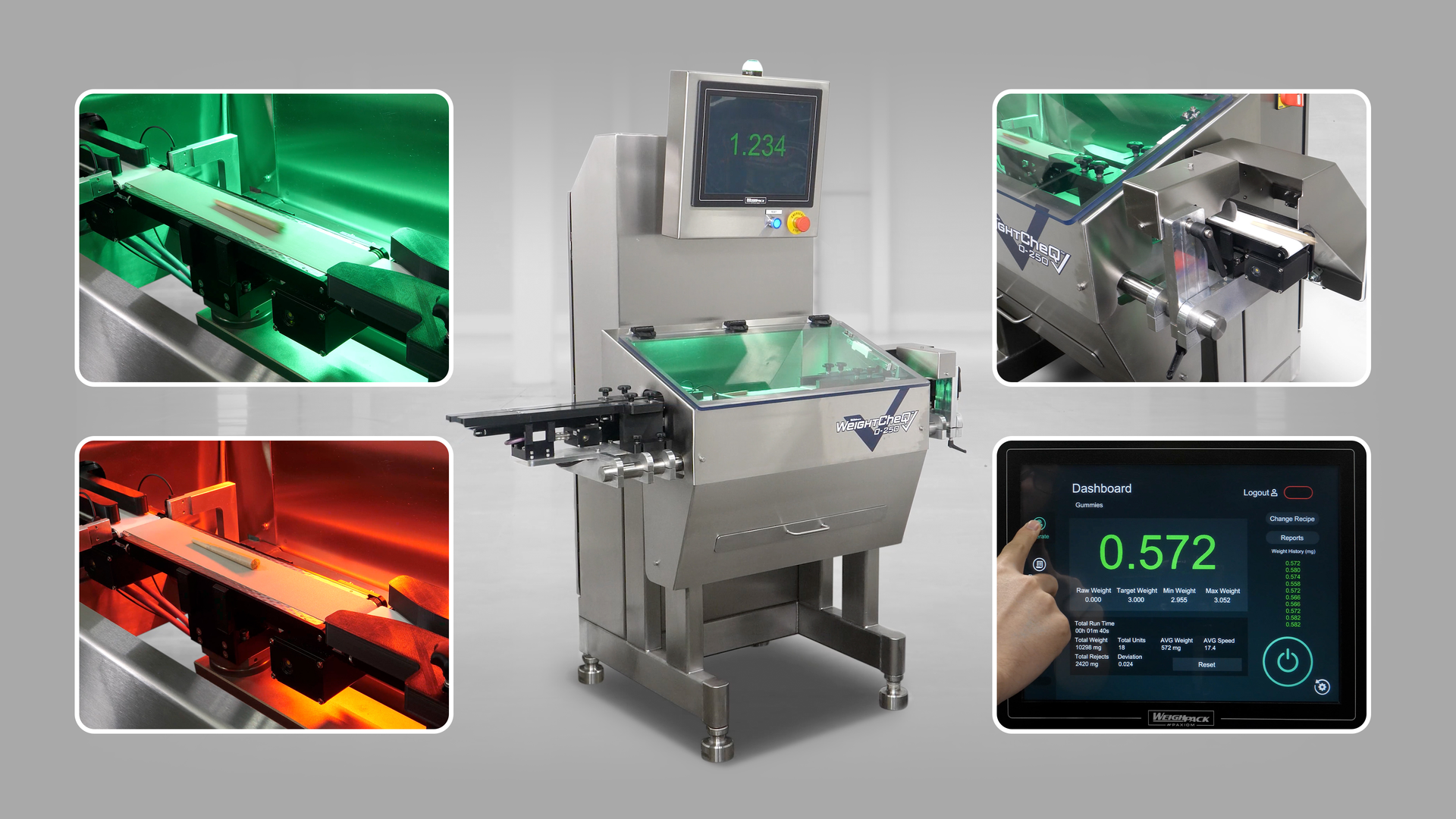 WeighPack's WeightCheq 0-250 offers precision weighing.