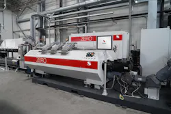 Starlinger Viscotec's ViscoZero melt phase decontamination reactor removes contamination and odor from recyclate. Starlinger Viscotec's ViscoZero melt phase decontamination reactor removes contamination and odor from recyclate.