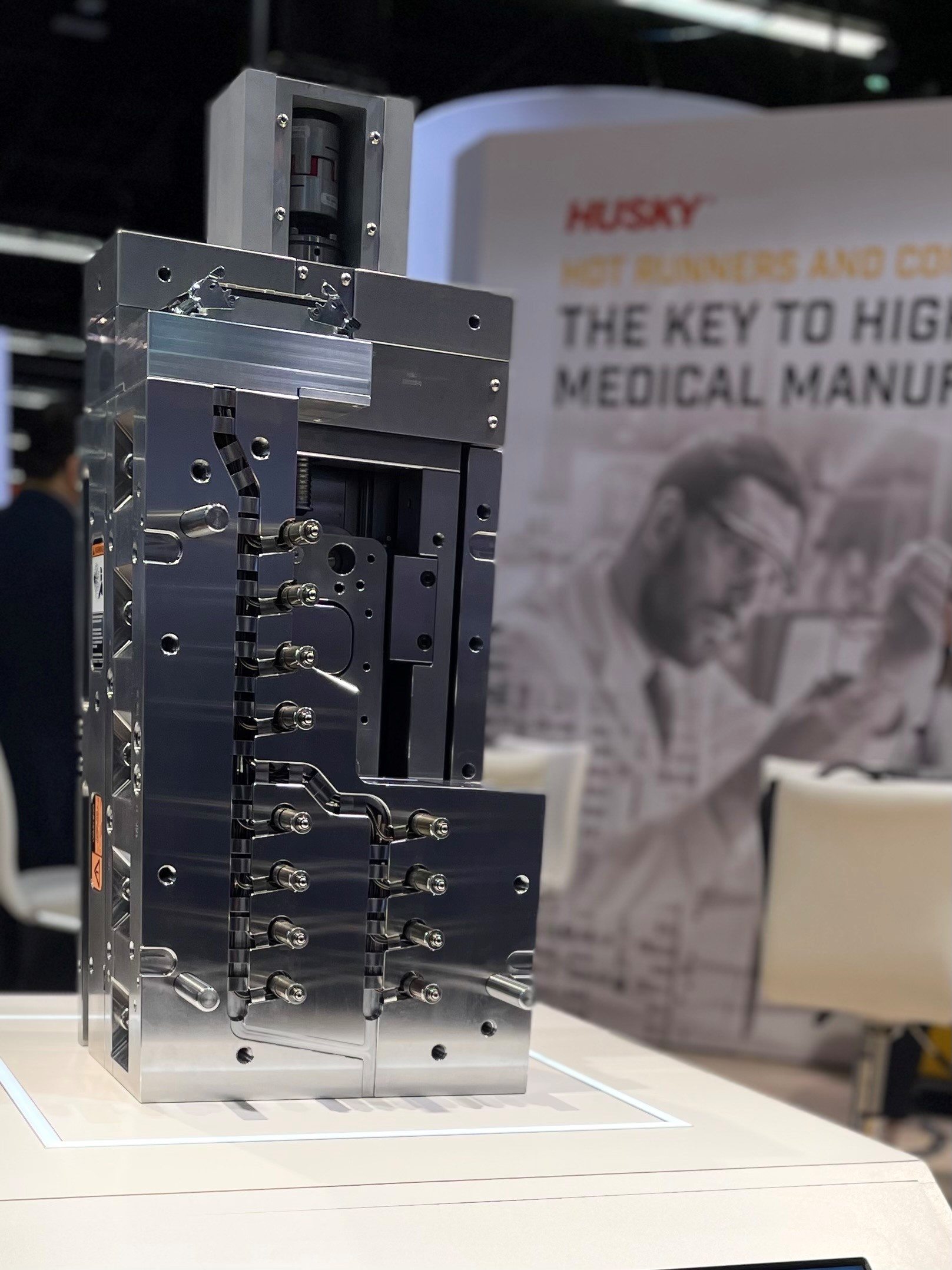 Husky's UltraMelt hot runners are designed for difficult materials.